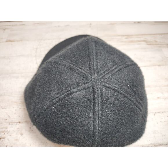 Vintage Yellowstone National Park Snowflake Black Fleece Fahrenheit Hat Cap - Picture 5 of 9